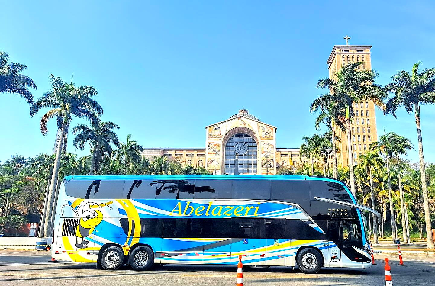 Aparecida, São Paulo, destino da Abelazeri saindo de Criciúma